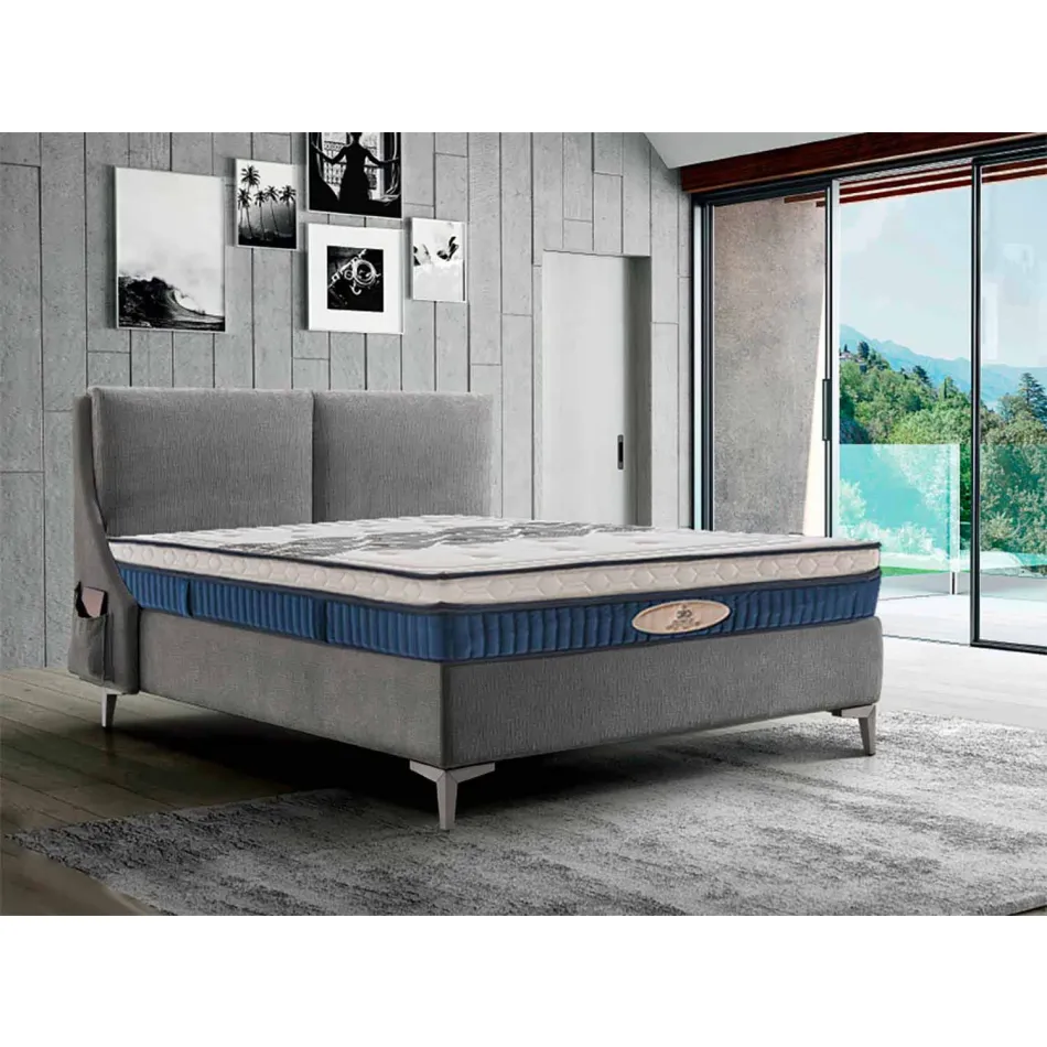 En og en halv hukommelse Aloe Feel 800 forårsmadras fremstillet i Italien - Grækenland Viadurini