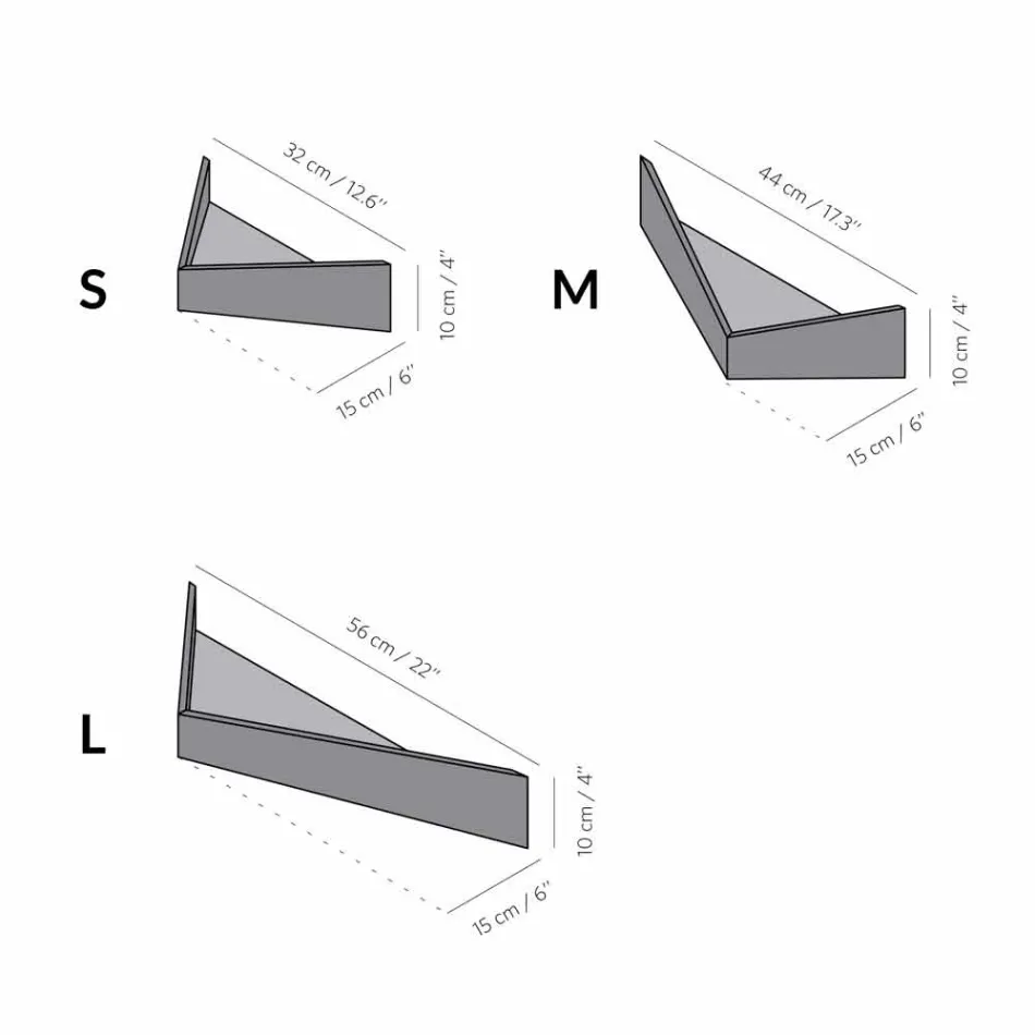Design væghylde i krydsfiner og metal med pelsstativ - Berema Viadurini