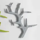 Plexiglas væghylde med kappekroge fremstillet i Italien - neon Viadurini