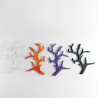 Plexiglas væghylde med kappekroge fremstillet i Italien - neon Viadurini