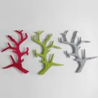 Plexiglas væghylde med kappekroge fremstillet i Italien - neon Viadurini