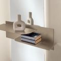 Moderne design metalhylde med to vandrette hylder - Miro