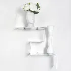 Gennemsigtig plexiglas objekthylde lavet i Italien - Mufasa Viadurini