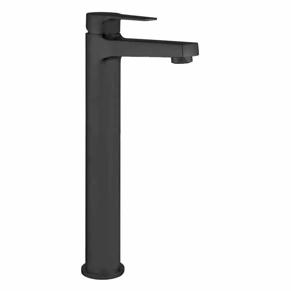 Højt messingarmatur til håndvask uden afløb fremstillet i Italien - Sindra Viadurini