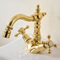 Vintage stil messing enkelthuls bidet mixer lavet i Italien - Ursula