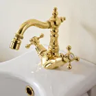 Vintage Style Single Hole Bidet Mixer i Messing Made in Italy - Ursula Viadurini
