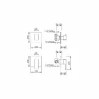 Bruserarmatur med 5-vejs omskifter Made in Italy - Sika Viadurini