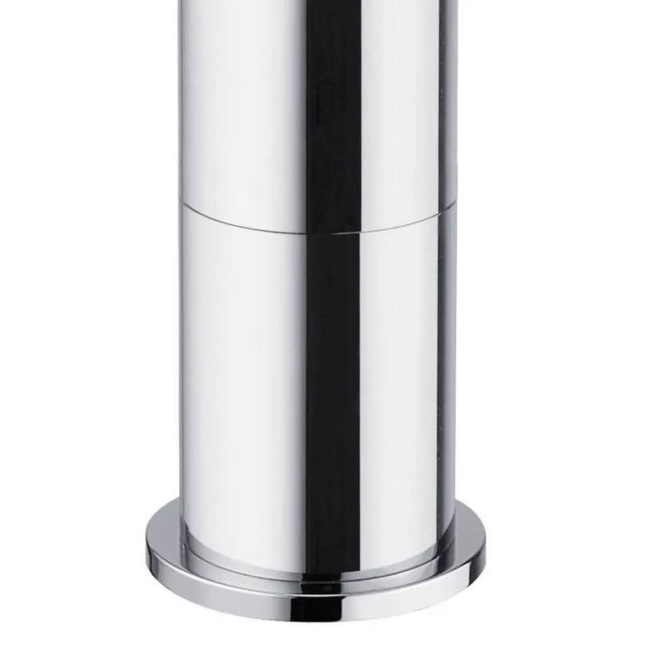 Håndvaskarmatur til badeværelset i forkromet messing uden afløb fremstillet i Italien - Ermia Viadurini