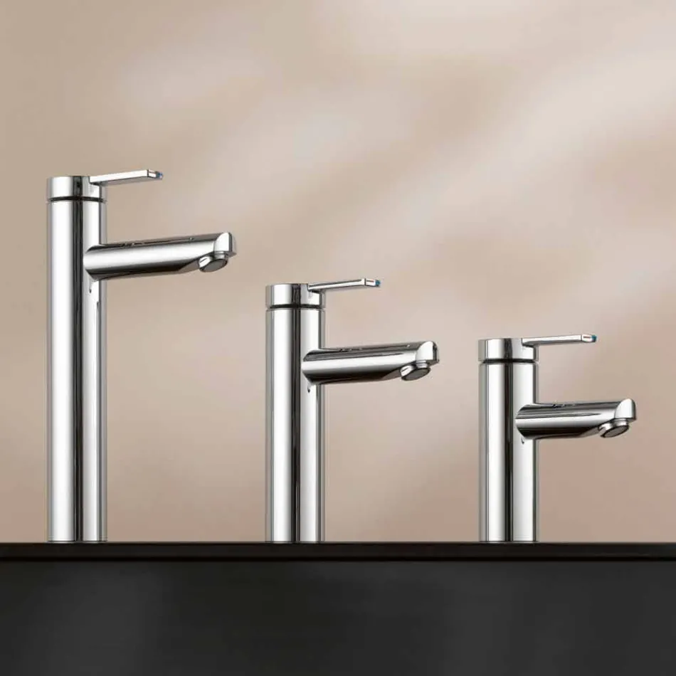 Moderne design 1-grebs mixer til håndvask i metal - Zanio Viadurini