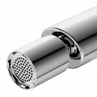 Moderne 1-grebs mixer med metal bidetafløb - Pinto Viadurini