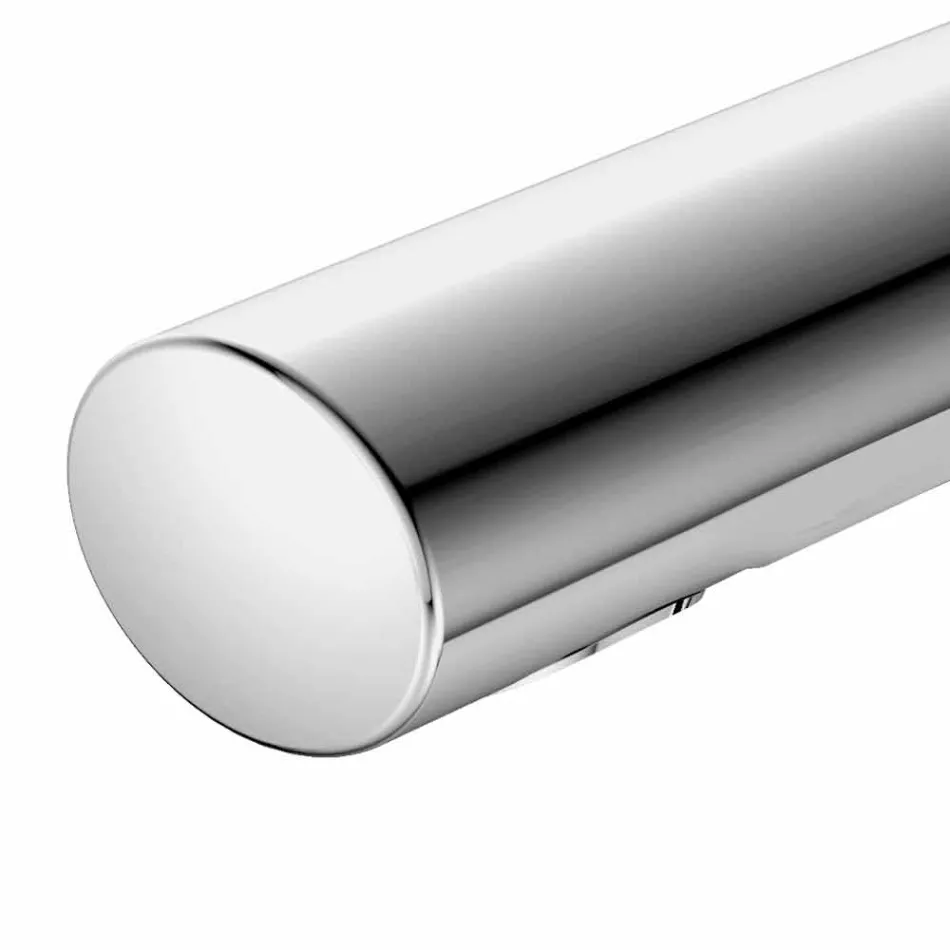 Moderne 1-grebs håndvaskarmatur med metalafløb - Pinto Viadurini