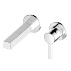 Firkantet Design Vægmonteret Etgrebs håndvaskarmatur - Erik Viadurini