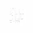 Fremstillet i Italien Design 1-grebs køkkenarmatur - Bonsu Viadurini