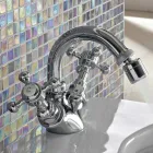 Vintage Single Hole Bidet Mixer i Messing Made in Italy - Elisea Viadurini