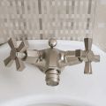 Messing Single Hole Bidet Mixer, Vintage Style Made in Italy - Silvana