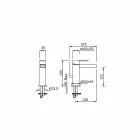 Moderne design messing bidetarmatur fremstillet i Italien - Bibo Viadurini