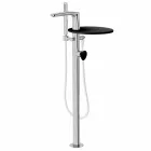 Moderne gulvbelægningsarmatur til badeværelset fremstillet i Italien - Palimio Viadurini