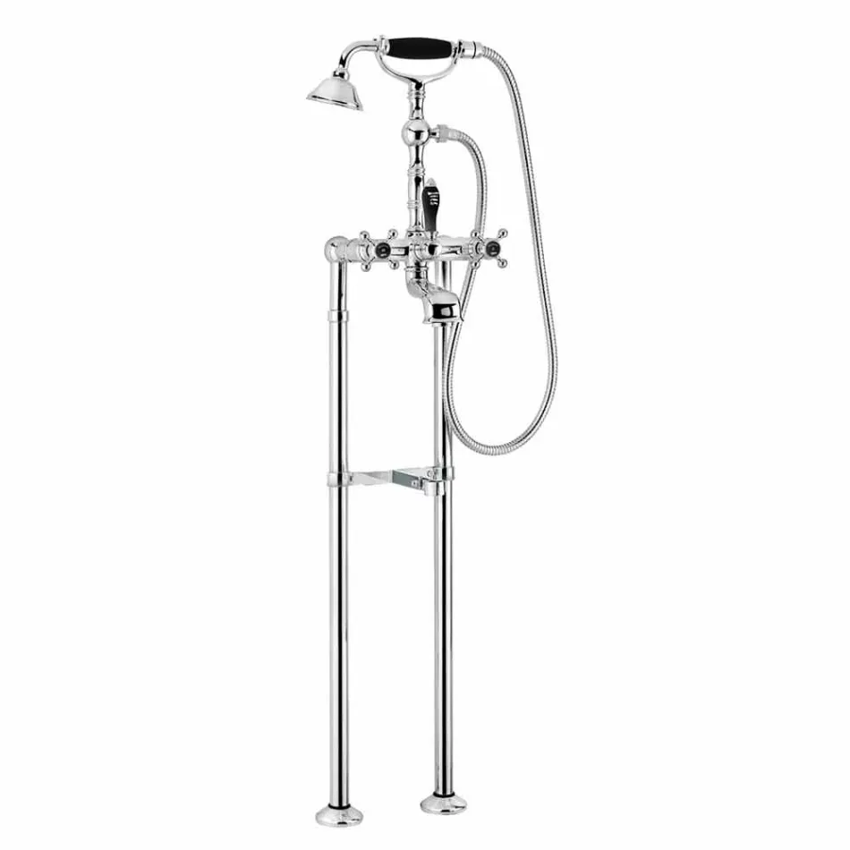 Klassisk messing badekar mixer fremstillet i Italien - Eripio Viadurini