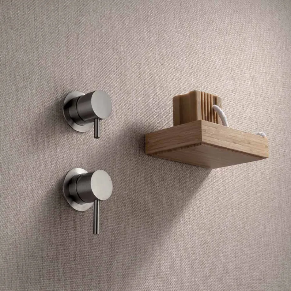 Brusearmatur med separate plader i AISI 316L stål - Kløer  Viadurini