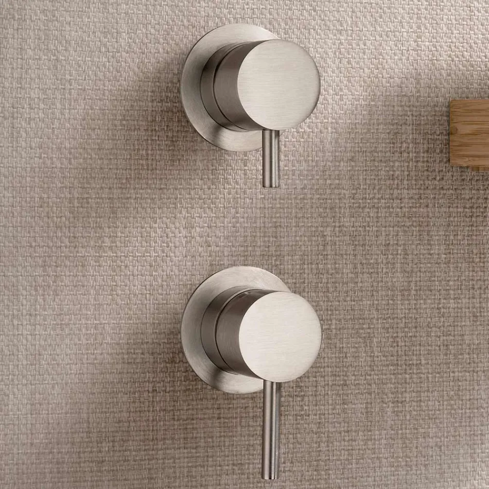 Brusearmatur med separate plader i AISI 316L stål - Kløer  Viadurini