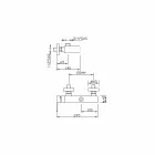 Ekstern bruserarmatur med søjledilslutning lavet i Italien - Sika Viadurini