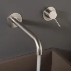 Indbygget vask blandingsbatteri i rustfrit stål AISI 316L - Artigli Viadurini