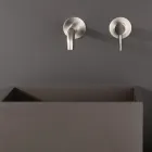 Indbygget vask blandingsbatteri i rustfrit stål AISI 316L - Artigli Viadurini