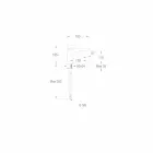 Moderne messingarmatur til badeværelsesvaske fremstillet i Italien - Besugo Viadurini