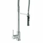 Køkkenvaskarmatur i messing med håndbruser fremstillet i Italien - Kalimo Viadurini