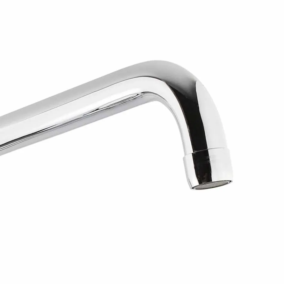 Justerbar køkkenvaskarmatur af forkromet messing fremstillet i Italien - Cino Viadurini