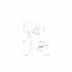 Fremstillet i Italien Design messing bordplade håndvaskarmatur - Binsu Viadurini