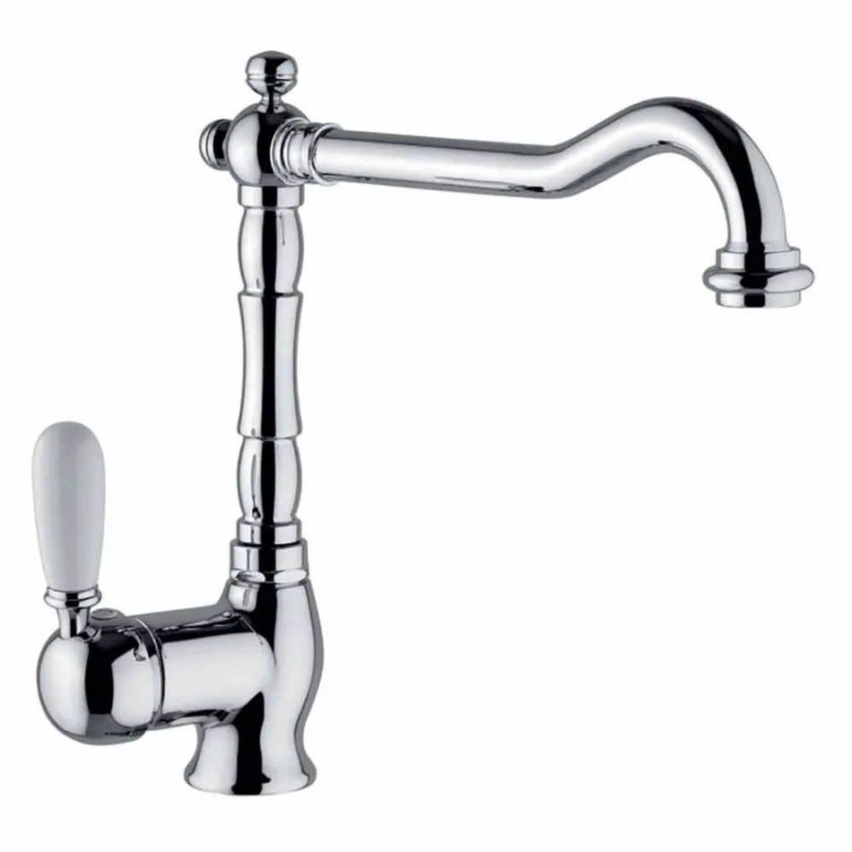 Klassisk messing køkkenvaskarmatur fremstillet i Italien - Adonis Viadurini