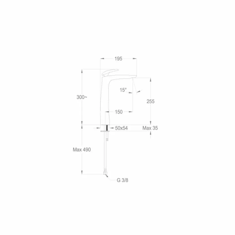 Messing Design Håndvaskarmatur Made in Italy - Filipo Viadurini