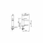 Design Håndvaskarmatur uden afløb Made in Italy - Bibo Viadurini