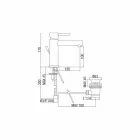 Messing håndvaskarmatur krom finish Made in Italy - Ermia Viadurini