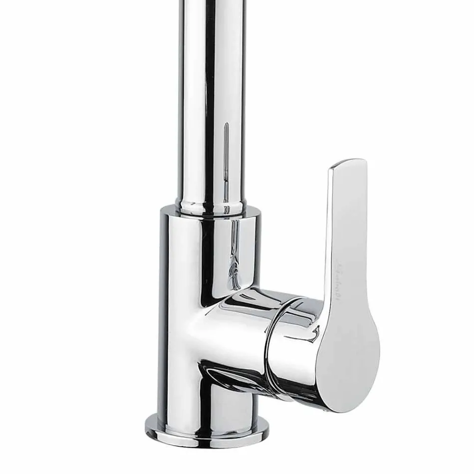 Justerbar håndvaskarmatur med messingfjeder fremstillet i Italien - Cardio Viadurini