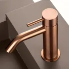 Rustfrit stål AISI 316L Affaldsfri vask blandingsbatteri - Artigli Viadurini