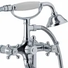 Klassisk design gulvbadekararmatur i messing fremstillet i Italien - Lisca Viadurini