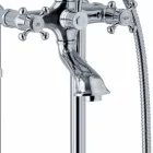 Klassisk design gulvbadekararmatur i messing fremstillet i Italien - Lisca Viadurini