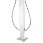 Moderne badekararmatur med håndbruser og fleksibel slange - Etto Viadurini