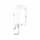 Udvidet håndvaskarmatur uden messing fremstillet i Italien - Ermia Viadurini