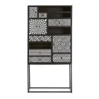 Etnisk mosaikskab 4 låger 6 skuffer i mangotræ - Vanitoso Viadurini