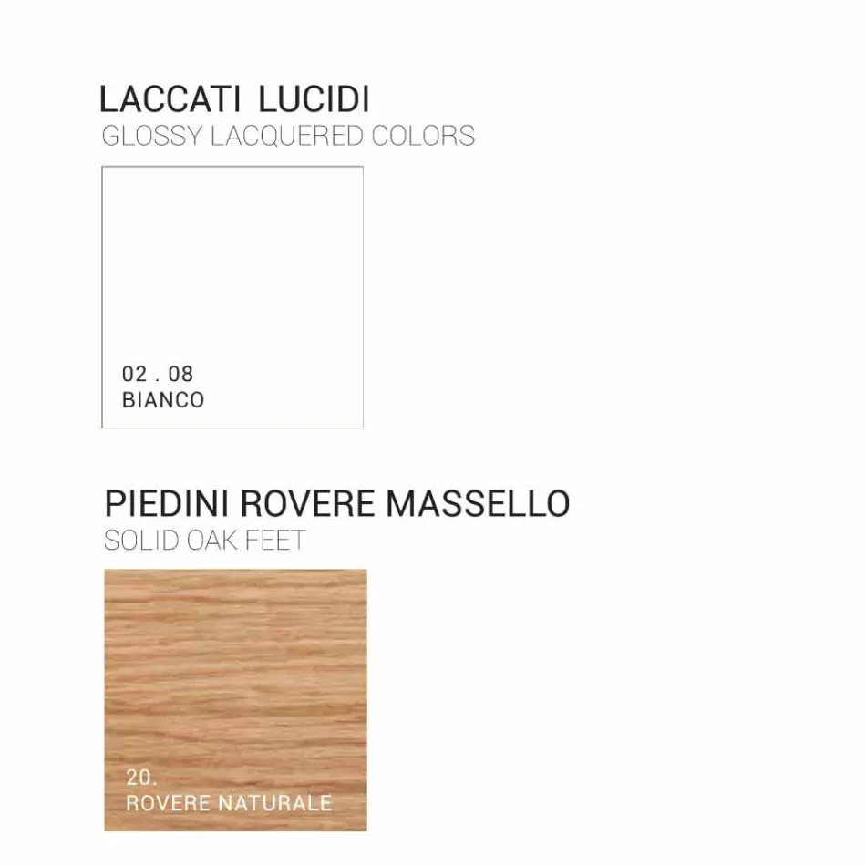 Badeværelsesskab med håndvask i lakeret træ 120x85x46cm Amber, lavet i Italien Viadurini