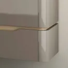 Badeværelseskab med integreret design trævask Arya, lavet i Italien Viadurini