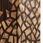 Grilli Zarafa 2-dørs design barskab lavet i Italien i ebenholt træ Viadurini