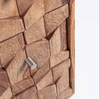 Sheesham Design trækommode 3 skuffer Homemotion - Fregene Viadurini