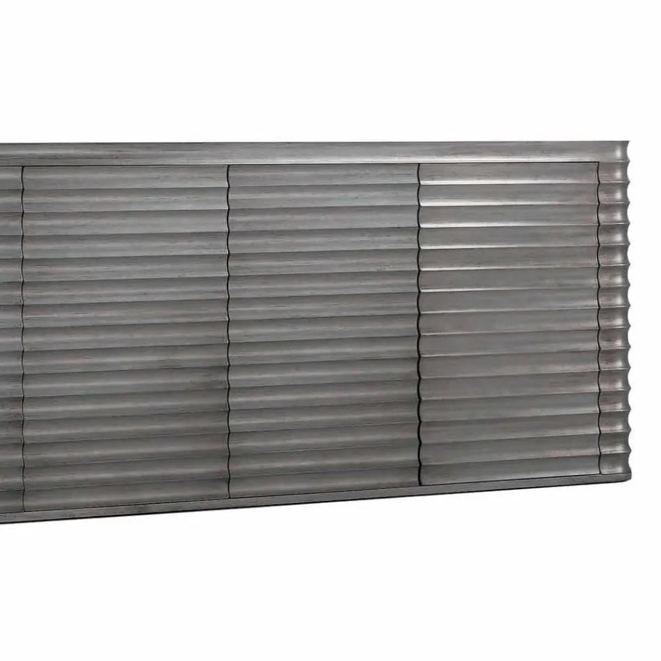 Mobile med 4 trædøre støbt konstruktion, L230xP49 cm, Dana Viadurini