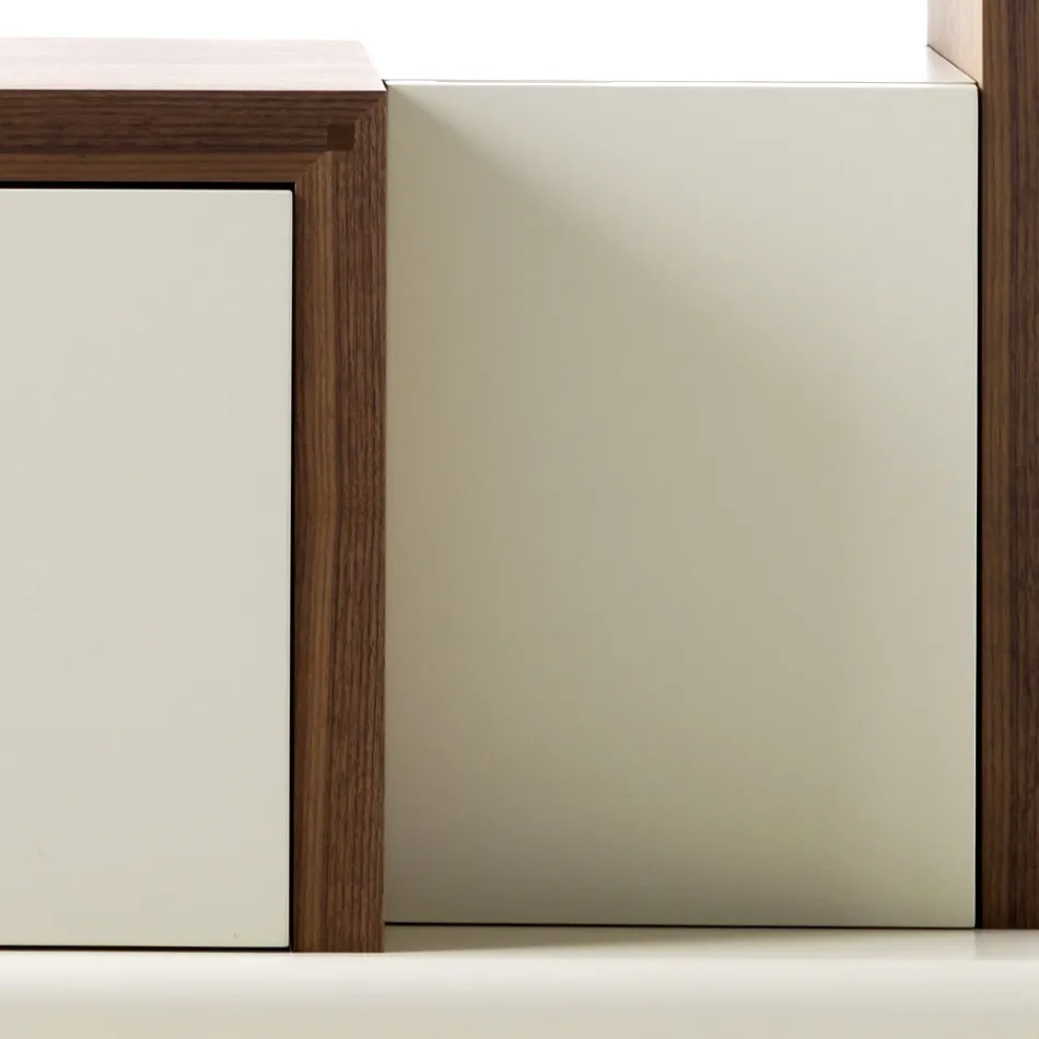 Grilli My Cat design træ beholder skab lavet i Italien Viadurini