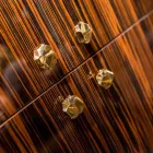 Moderne Mobile beholder med 4 døre i poleret ibenholt træ Ada Viadurini