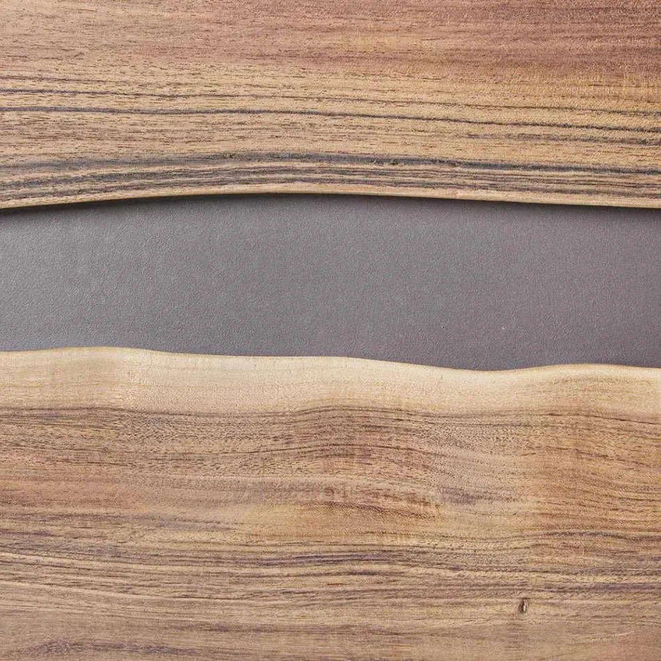 Mobil skænk 4 døre Acacia Wood Naturalistic Homemotion - Maramero Viadurini